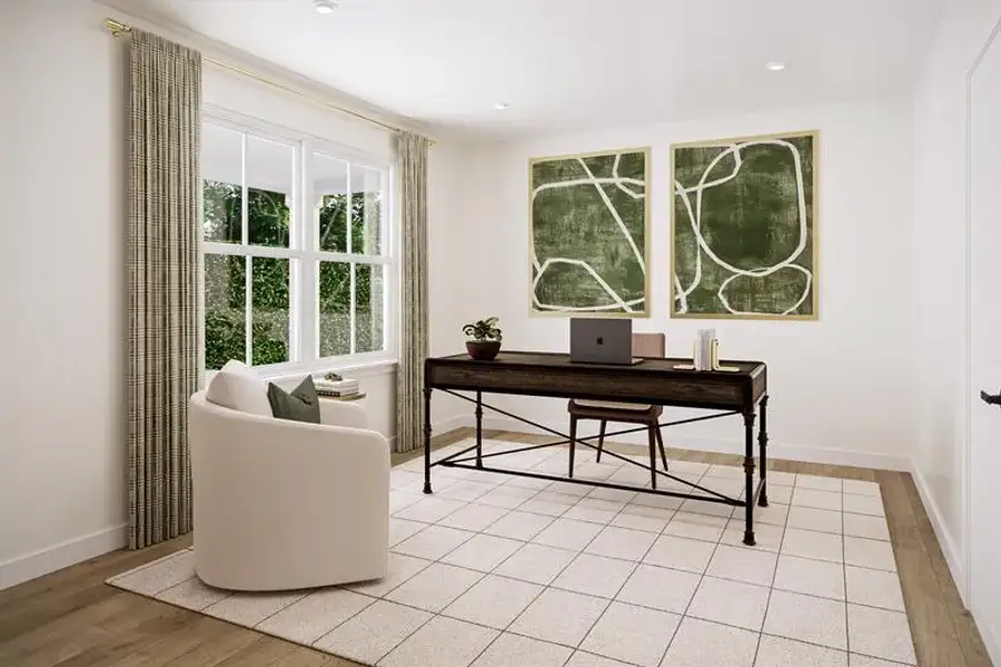 Representative furnished interior of a home built from the Lewis by Ryan Homes in Shinn Farms, Troutman (Image 5). Representative furnished interior of a home built from the Lewis by Ryan Homes in Shinn Farms, Troutman (Image 5).