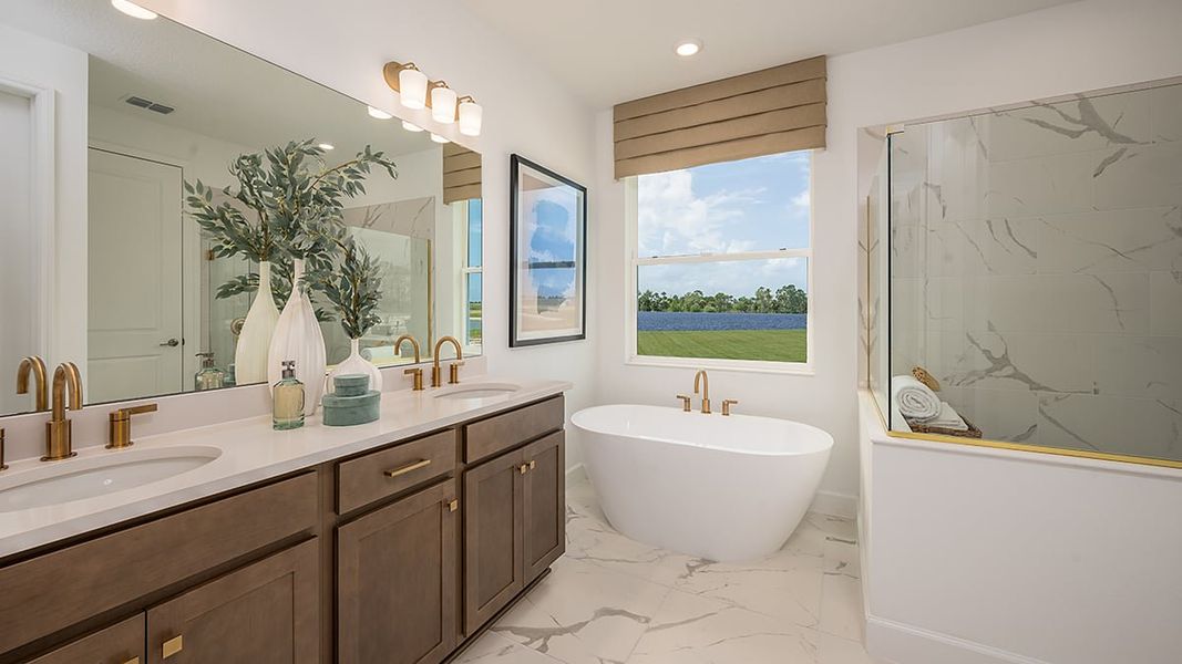 Representative furnished interior of a home built from the Grenada by Taylor Morrison in Windward Preserve, Cocoa (Image 11).