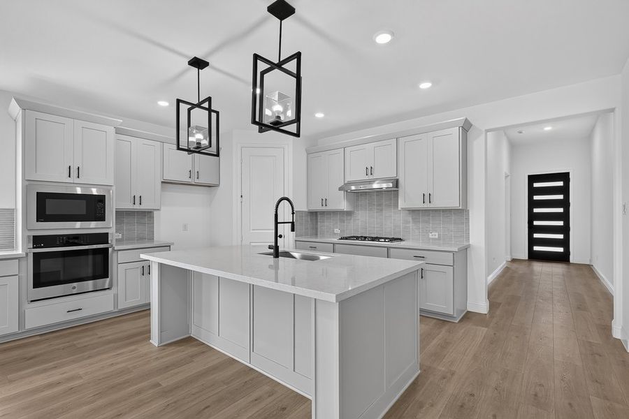 Furnished interior view inside a new home in The Ranch at Uptown Celina, Celina (Image 9).