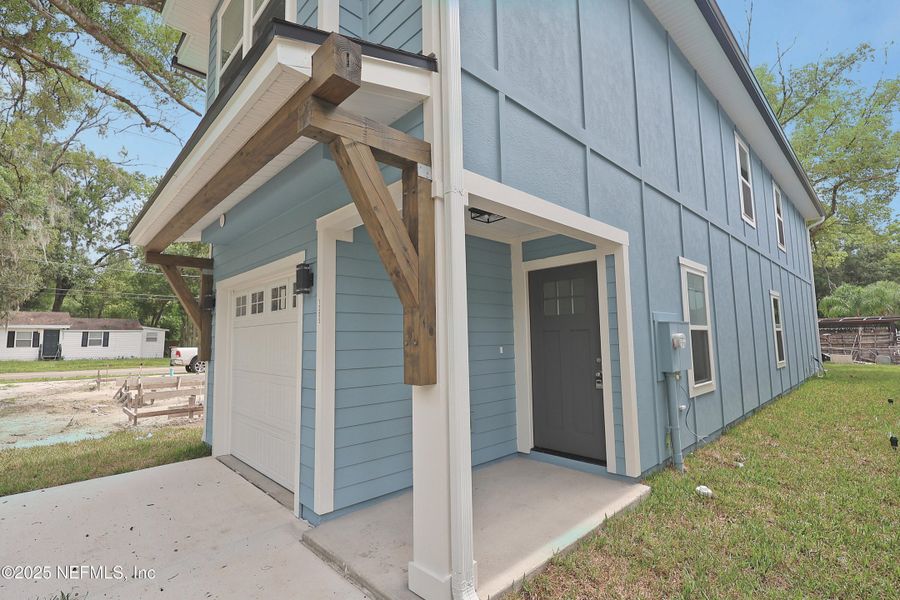Front exterior of a new home in , Jacksonville, FL, highlighting curb appeal (Image 28). Front exterior of a new home in , Jacksonville, FL, highlighting curb appeal (Image 28).