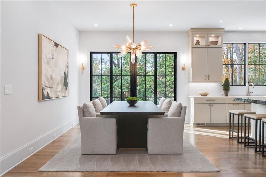 Furnished interior view inside a new home in , Dunwoody (Image 27).