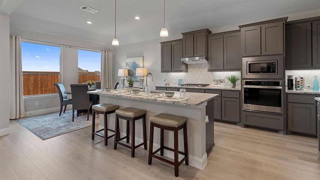 Furnished interior view inside a new home in Lakeview Pointe, Grand Prairie (Image 10).