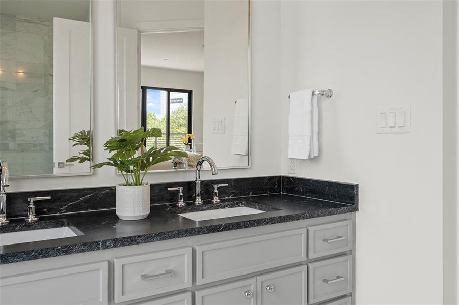 Furnished interior view inside a new home in , Dallas (Image 14).