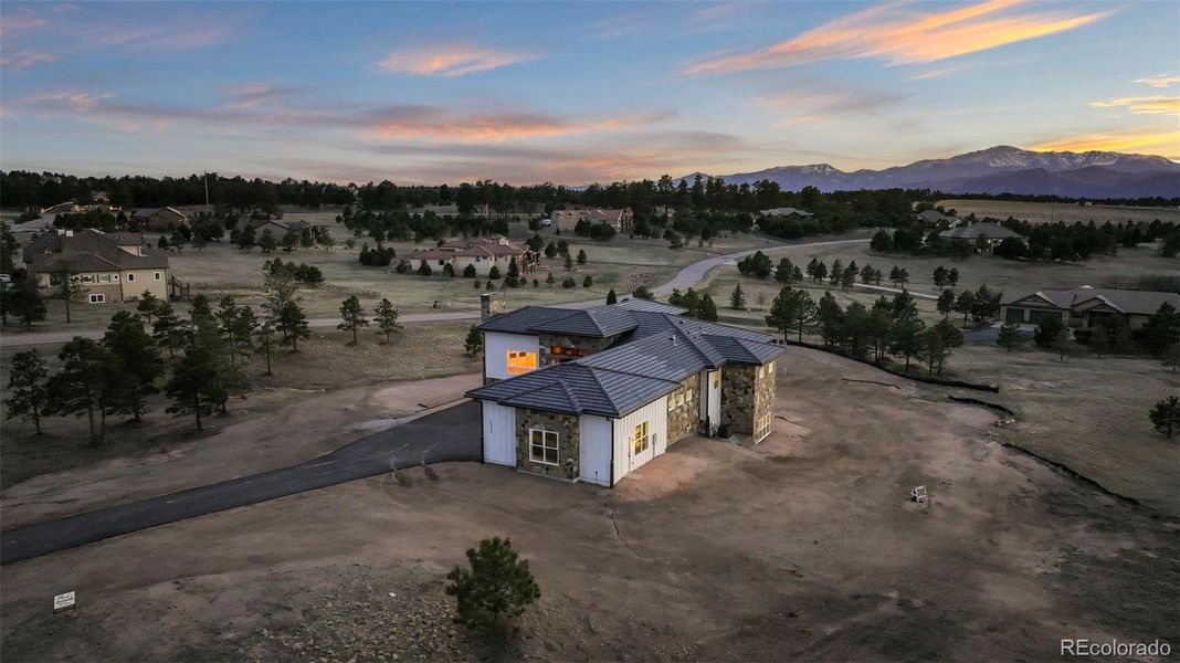 Twilight looking southwest Twilight looking southwest