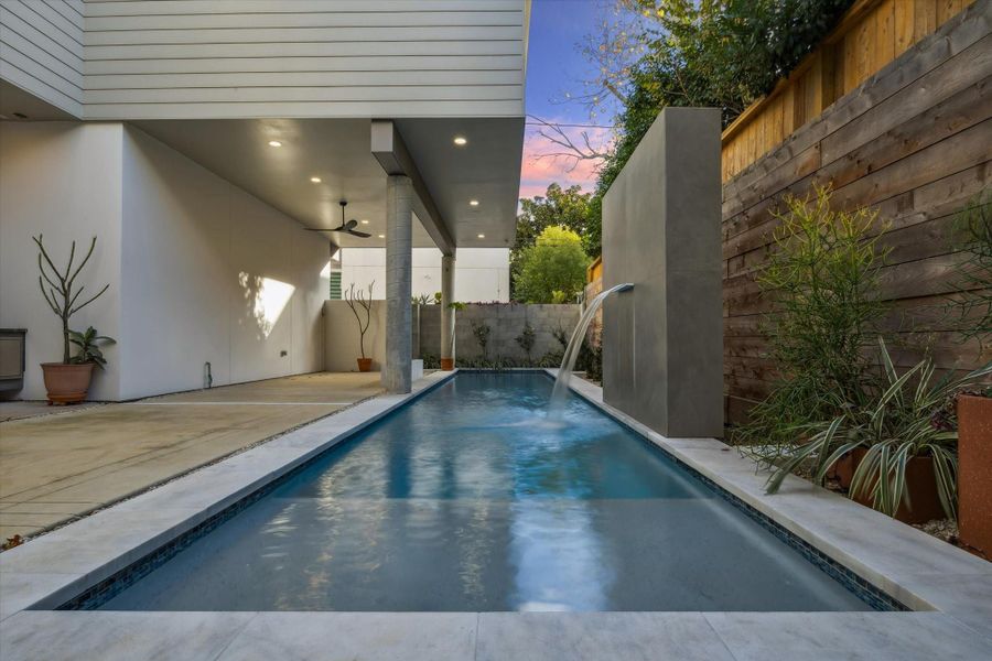 Exterior details and patio area of a home in , Houston (Image 27).