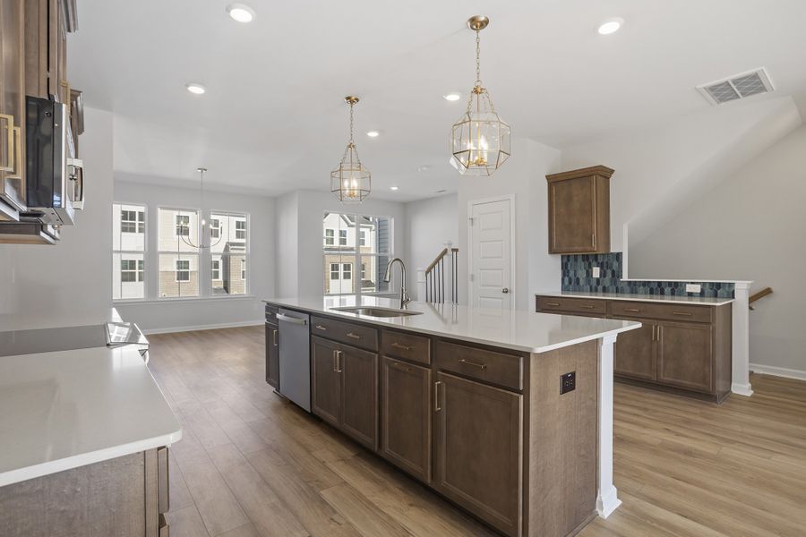 Furnished interior view inside a new home in Renaissance at White Oak, Garner (Image 9).