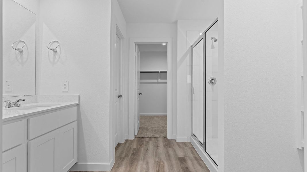 Furnished interior view inside a new home in Watermark, Alvin (Image 6).