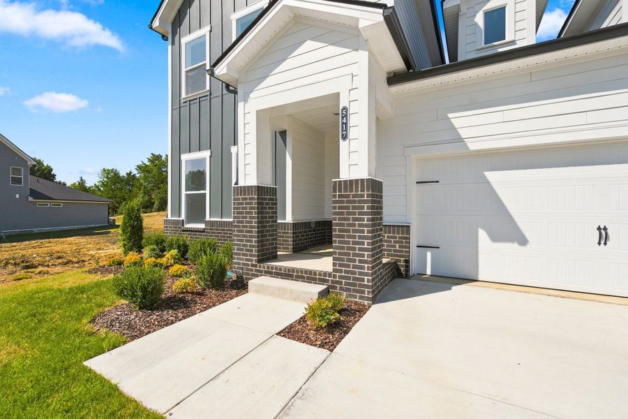 Exterior details and patio area of a home in Hidden Springs - The Village Collection, Smyrna (Image 4). Exterior details and patio area of a home in Hidden Springs - The Village Collection, Smyrna (Image 4).