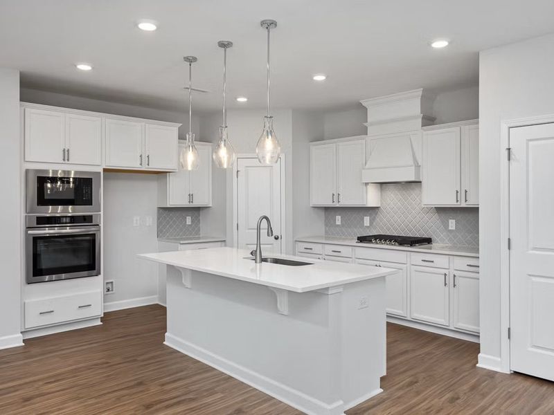 Furnished interior view inside a new home in Lake Park Villas, Wylie (Image 7).