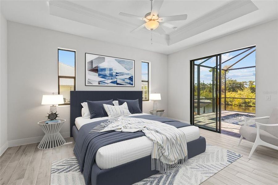 Furnished interior view inside a new home in , Port Charlotte (Image 10).