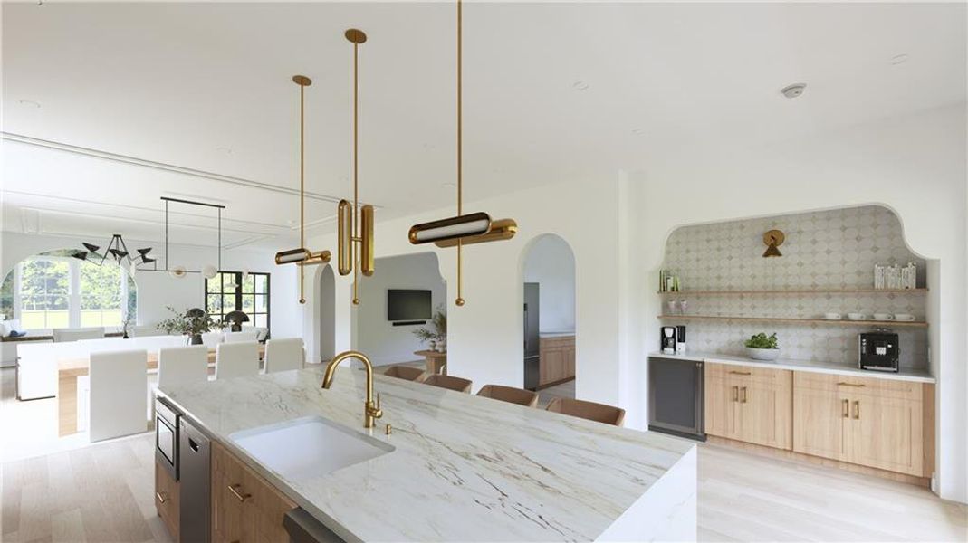 Furnished interior view inside a new home in , Milton (Image 12).