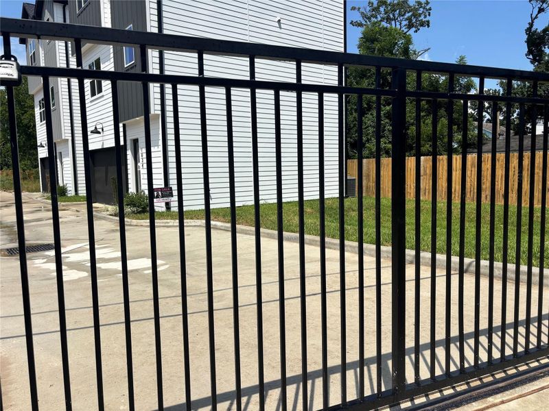 Gated community with electronic access. Gated community with electronic access.