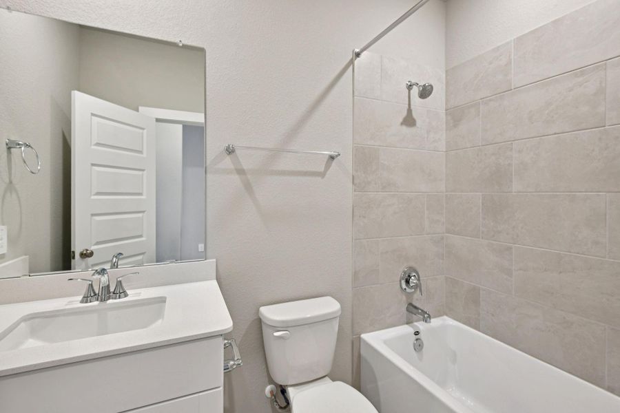 Photo is not of the actual home, but is an inspirational photo of builder’s model home and may depict options, furnishings, and/or decorator features that are not included