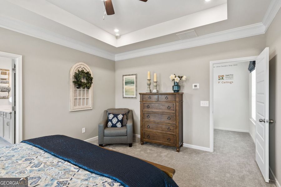 Furnished interior view inside a new home in Bryson Farms, Byron (Image 28).