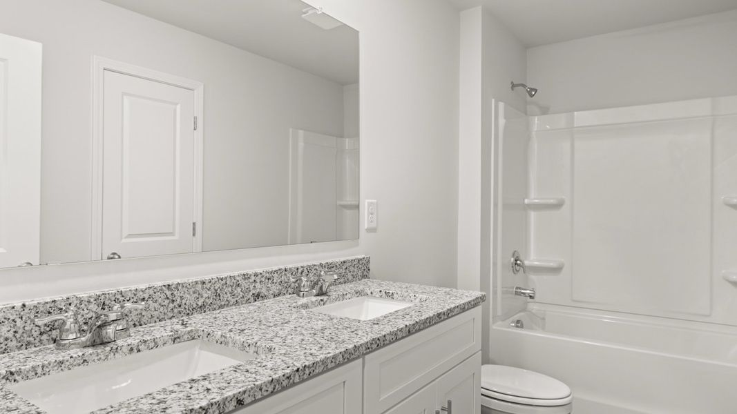 Representative furnished interior of a home built from the Pattison by D.R. Horton in Rushing Waters Townhomes, North Augusta (Image 11).