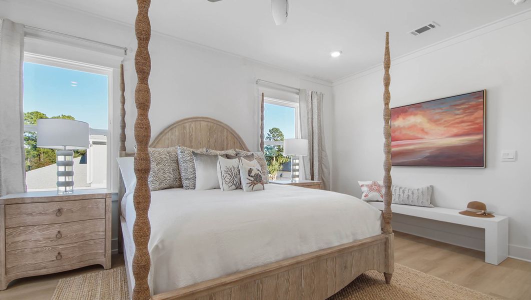 Representative furnished interior of a home built from the Ashton by D.R. Horton in Parkside, Santa Rosa Beach (Image 43).