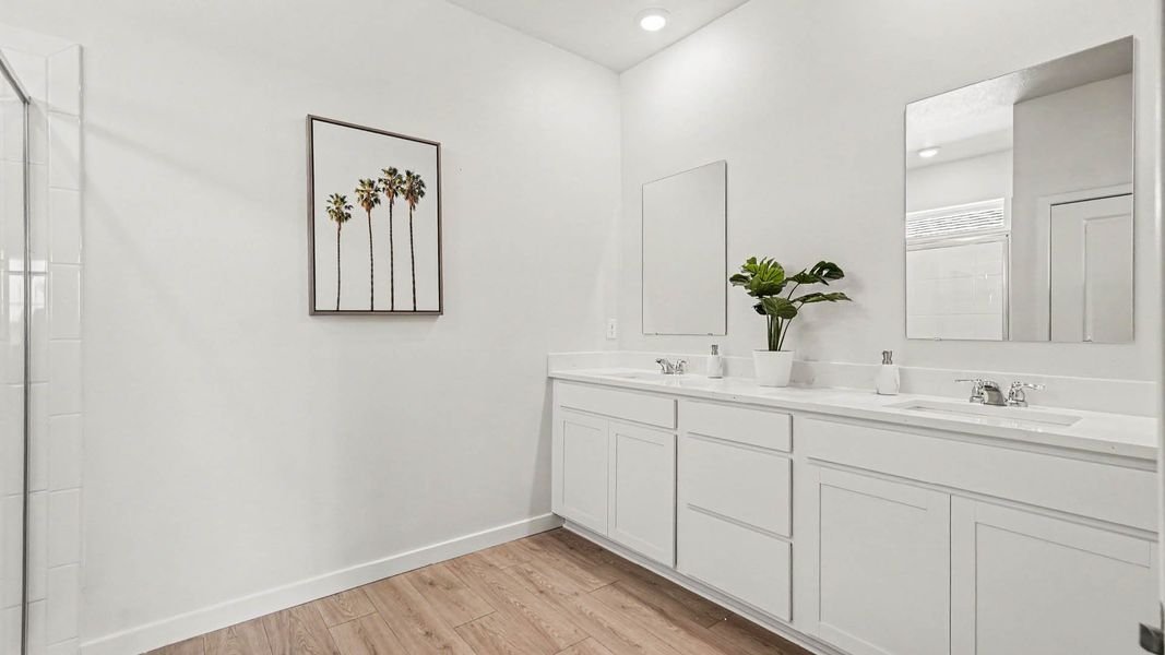 Representative furnished interior of a home built from the Delray by D.R. Horton in Cypress Bay West, Palm Bay (Image 18). Representative furnished interior of a home built from the Delray by D.R. Horton in Cypress Bay West, Palm Bay (Image 18).