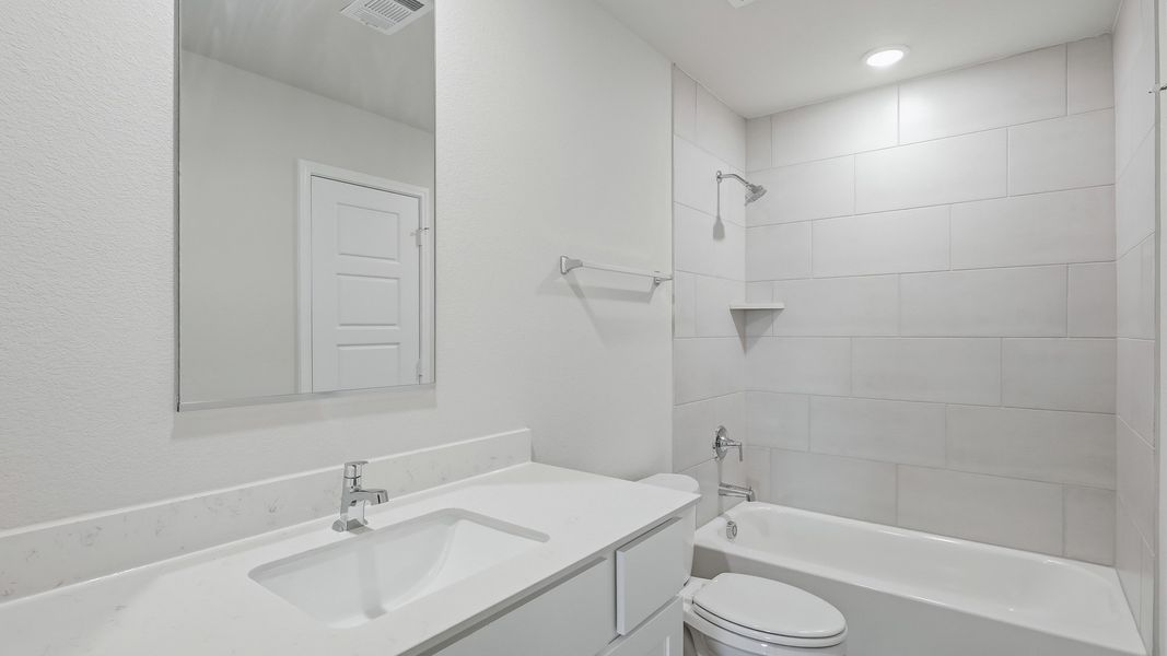 Secondary bathroom