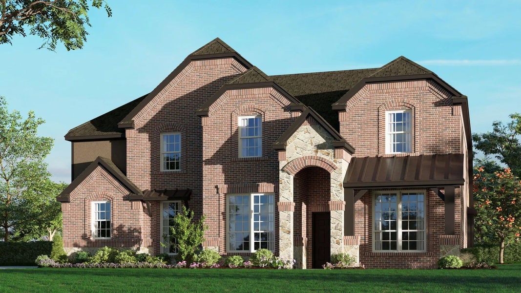Representative exterior photo of a completed home built from the Concept 3135 by Risewell Homes in Silo Mills, Joshua, TX (Image 15). Representative exterior photo of a completed home built from the Concept 3135 by Risewell Homes in Silo Mills, Joshua, TX (Image 15).