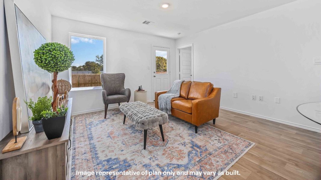 Representative furnished interior of a home built from the Axis by D.R. Horton in Deer Meadows, Odessa (Image 12).