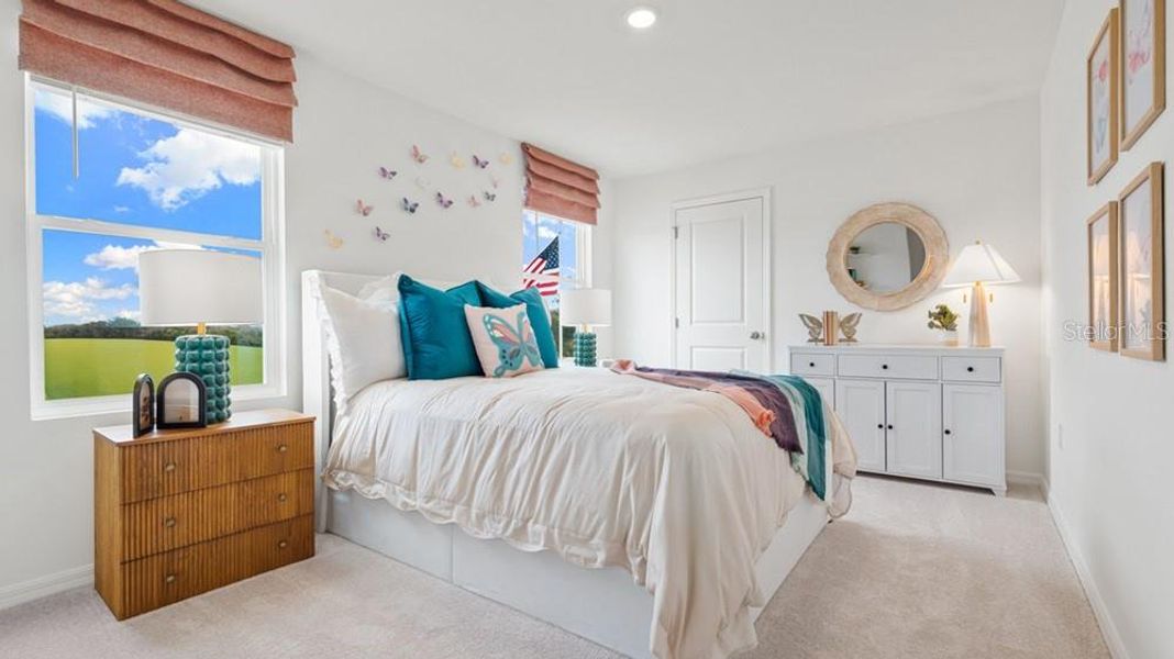 Furnished interior view inside a new home in Westview, Kissimmee (Image 16).