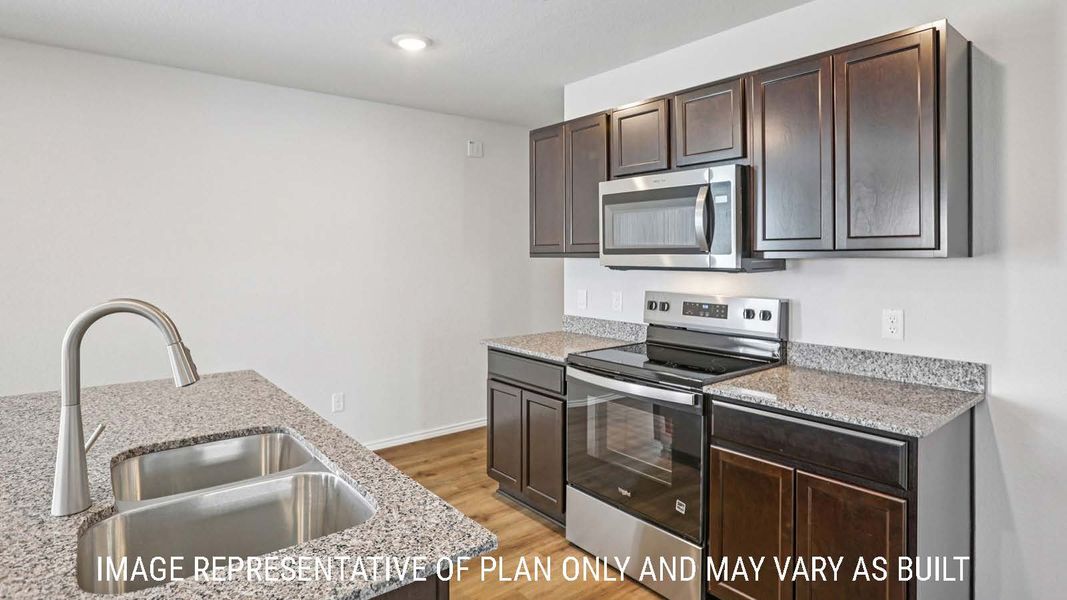 Representative furnished interior of a home built from the Barton by D.R. Horton in Pecan Creek, Temple (Image 6).