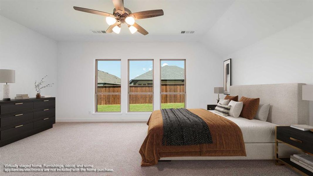 Furnished interior view inside a new home in North Sky 55', Celina (Image 19).