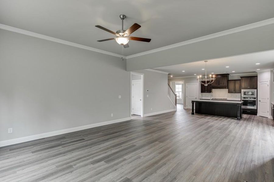 Spacious, unfurnished interior of a new home in Hemingway, Flowery Branch (Image 29).