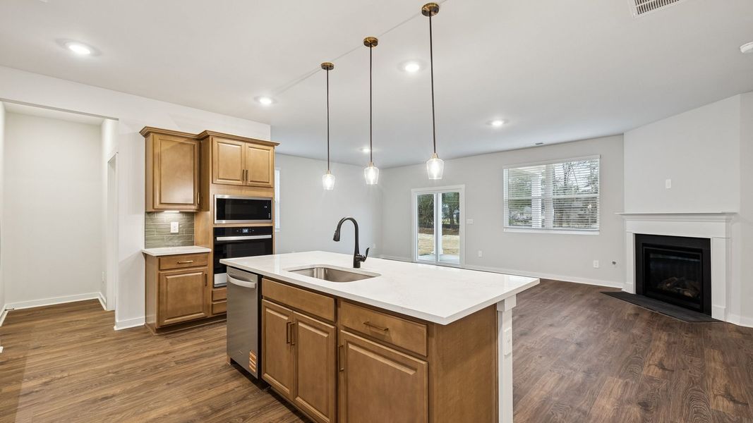 Furnished interior view inside a new home in Reserve at Hickory Ridge, Columbia (Image 7).