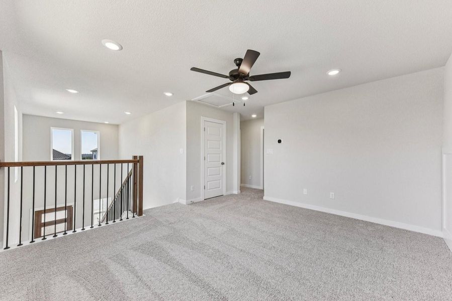 Spacious, unfurnished interior of a new home in Heights at San Gabriel, Georgetown (Image 20). Spacious, unfurnished interior of a new home in Heights at San Gabriel, Georgetown (Image 20).