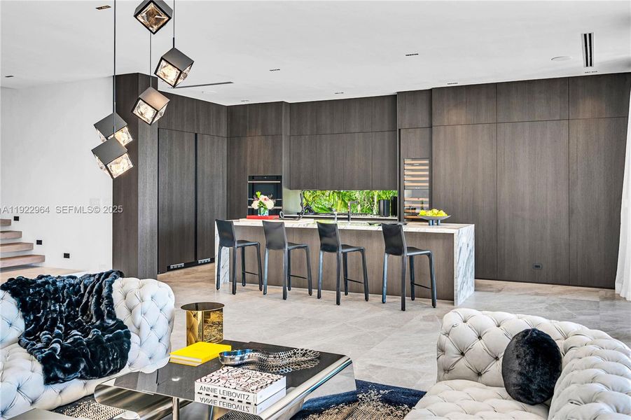 Furnished interior view inside a new home in , Miami Beach (Image 15).
