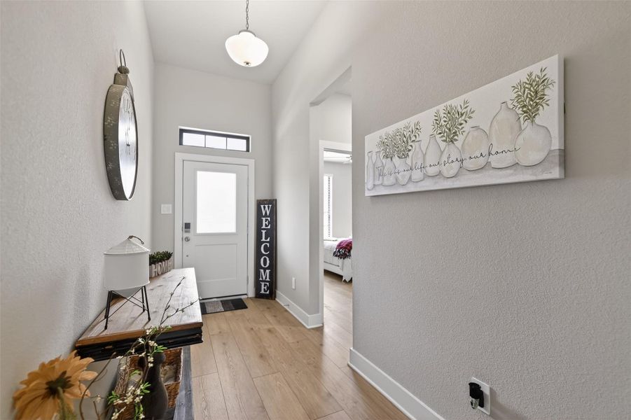 Furnished interior view inside a new home in Lone Star Landing, Montgomery (Image 11).
