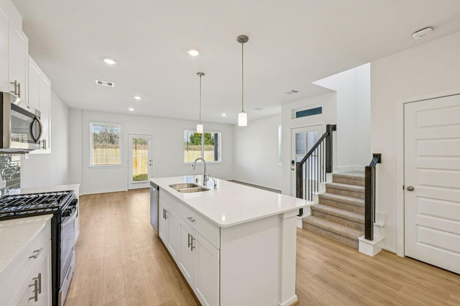 Furnished interior view inside a new home in Pinewood Trails - City Series, Atascocita (Image 13).