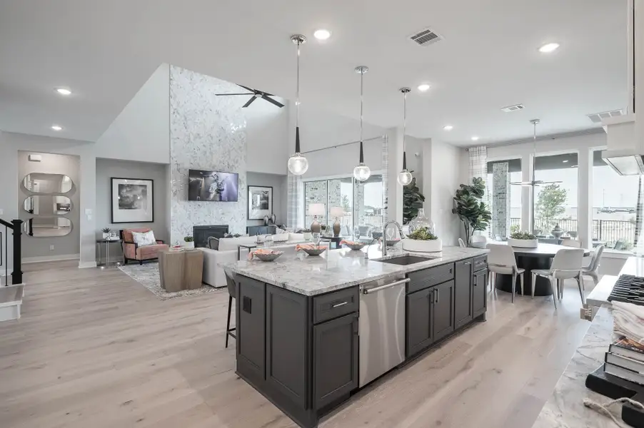 Representative furnished interior of a home built from the Casoria by Tri Pointe Homes in The Estates at James Lane, Fulshear (Image 16).