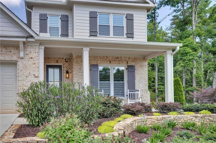 Exterior details and patio area of a home in , Covington (Image 4). Exterior details and patio area of a home in , Covington (Image 4).