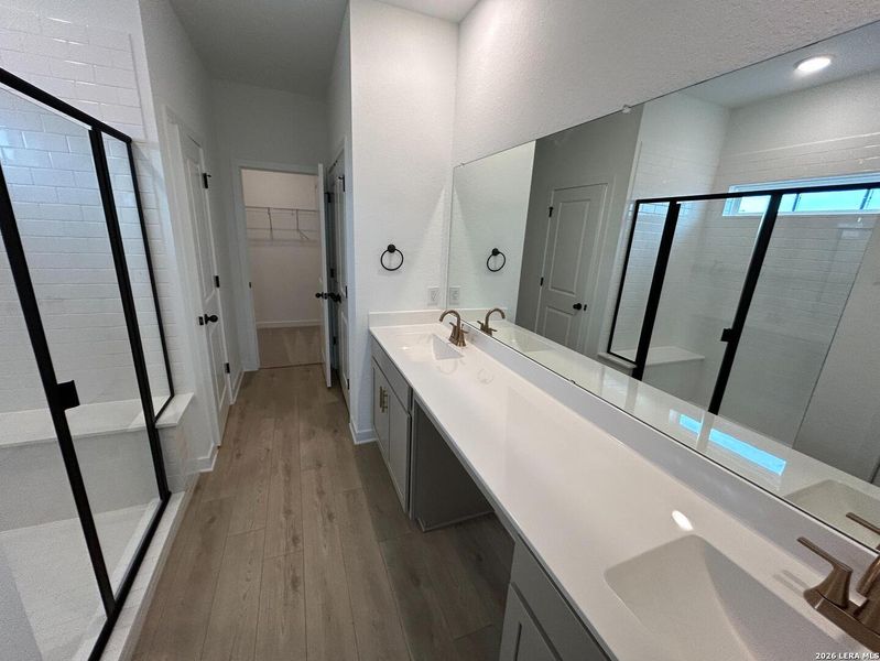 Furnished interior view inside a new home in Hennersby Hollow, San Antonio (Image 7).