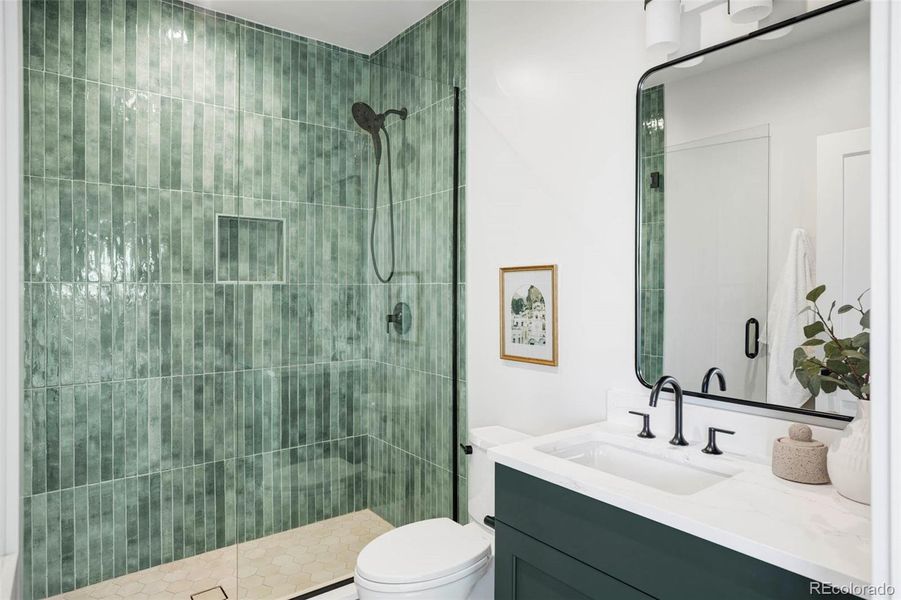 Furnished interior view inside a new home in , Denver (Image 30).