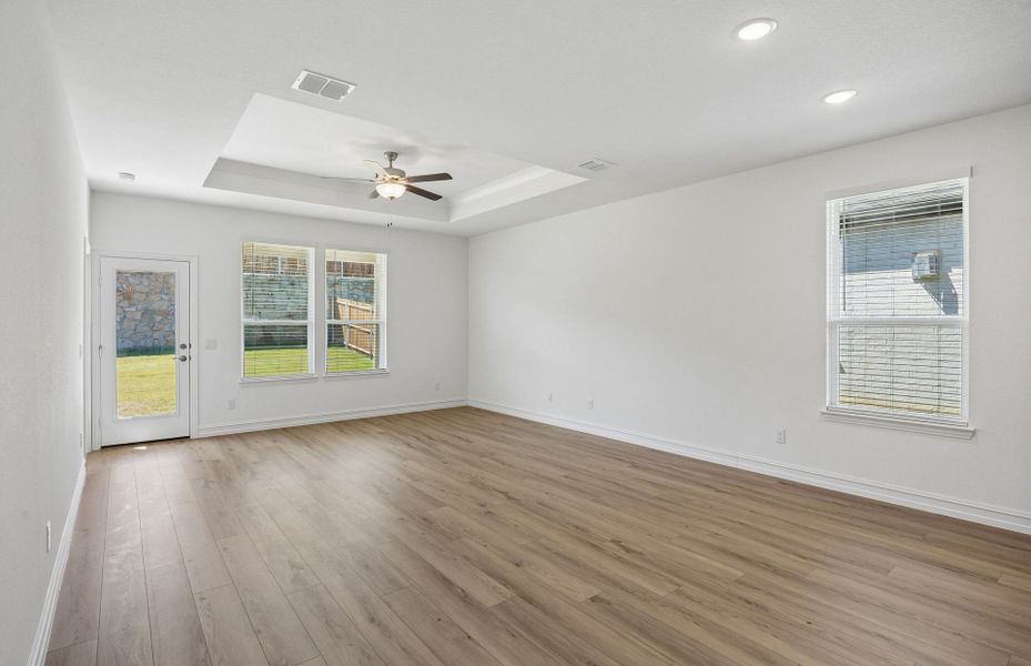 Spacious, unfurnished interior of a new home in Rosemary Fields, Godley (Image 16).