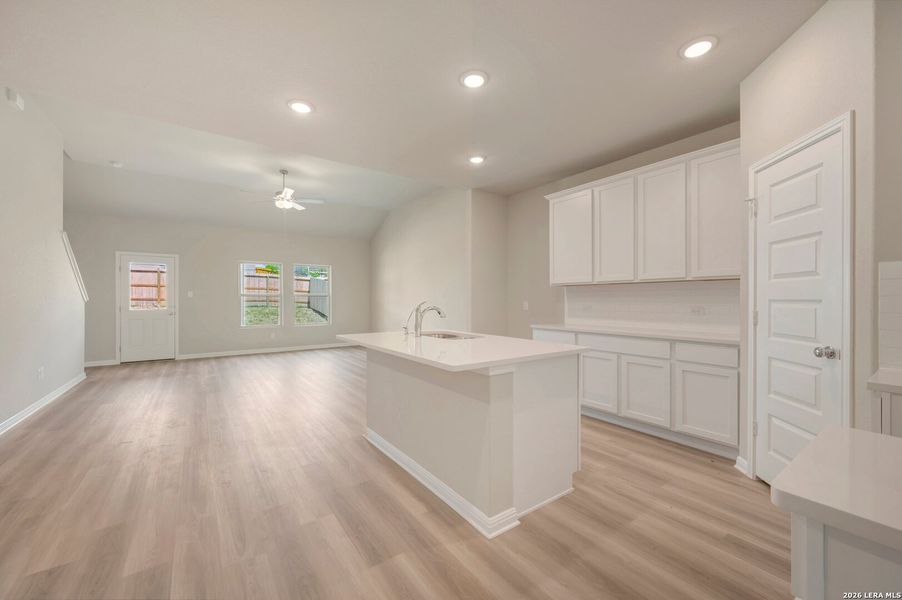 Furnished interior view inside a new home in Mesquite Ridge, San Antonio (Image 10).