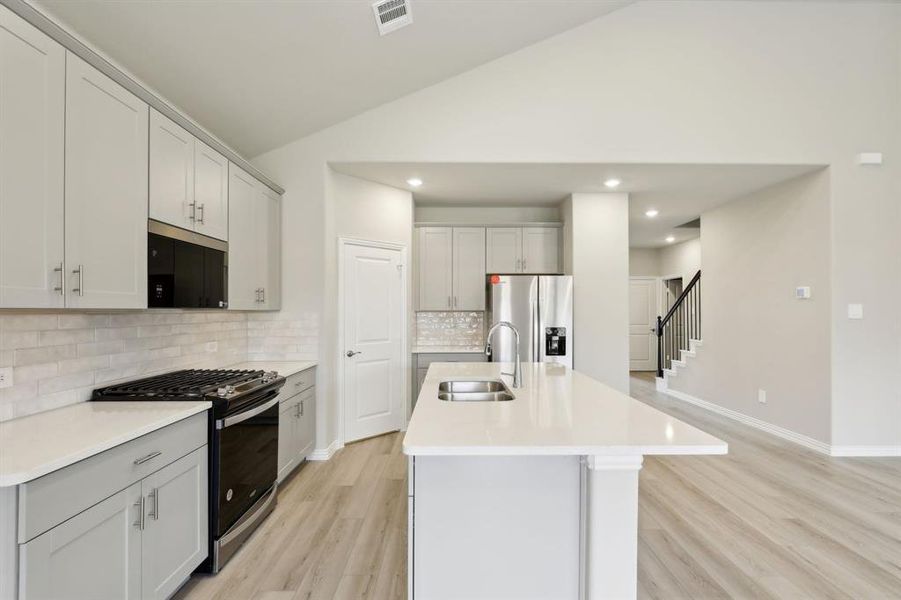 Photo is not of the actual home, but is an inspirational photo of builder’s model home and may depict options, furnishings, and/or decorator features that are not included.