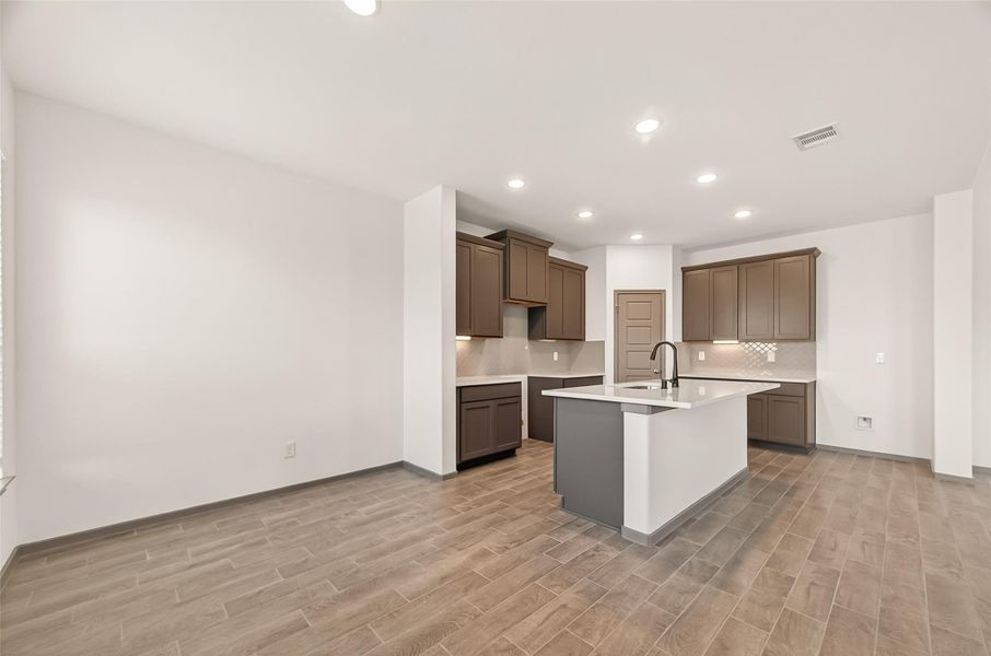 Furnished interior view inside a new home in Rates starting as low as, Iowa Colony (Image 17).