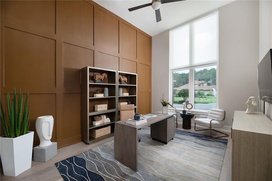Furnished interior view inside a new home in , Gainesville (Image 9).