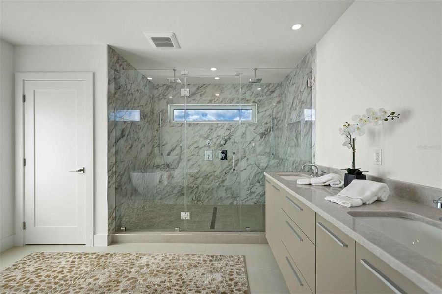 Furnished interior view inside a new home in , Sarasota (Image 51).