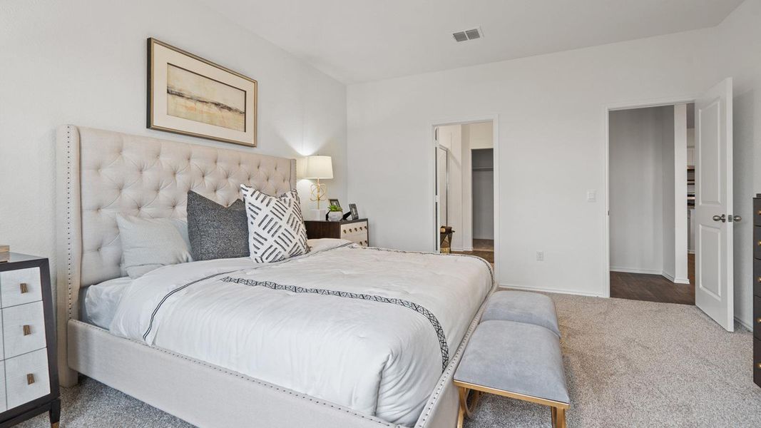 Furnished interior view inside a new home in Palomino, Manor (Image 10).