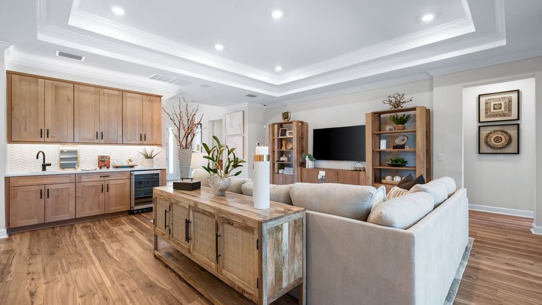 Representative furnished interior of a home built from the Tortola by Taylor Morrison in Hammock at Two Rivers, Zephyrhills (Image 11).