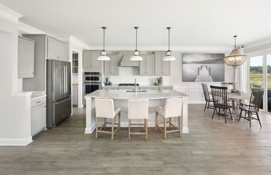 Representative furnished interior of a home built from the Vanderbilt by Pulte Homes in Traditions of Braselton, Jefferson (Image 7). Representative furnished interior of a home built from the Vanderbilt by Pulte Homes in Traditions of Braselton, Jefferson (Image 7).