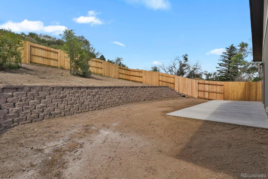 Exterior details and patio area of a home in , Colorado Springs (Image 31). Exterior details and patio area of a home in , Colorado Springs (Image 31).