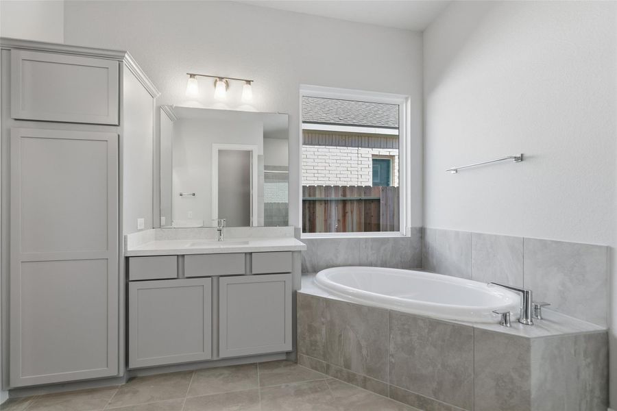 Furnished interior view inside a new home in Sundance Cove, Crosby (Image 15).
