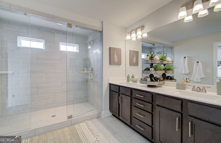 Furnished interior view inside a new home in Millstone at Mundy Mill, Gainesville (Image 26).