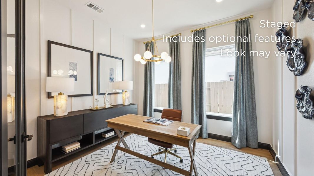 Furnished interior view inside a new home in Woodhavyn 60', Magnolia (Image 15).
